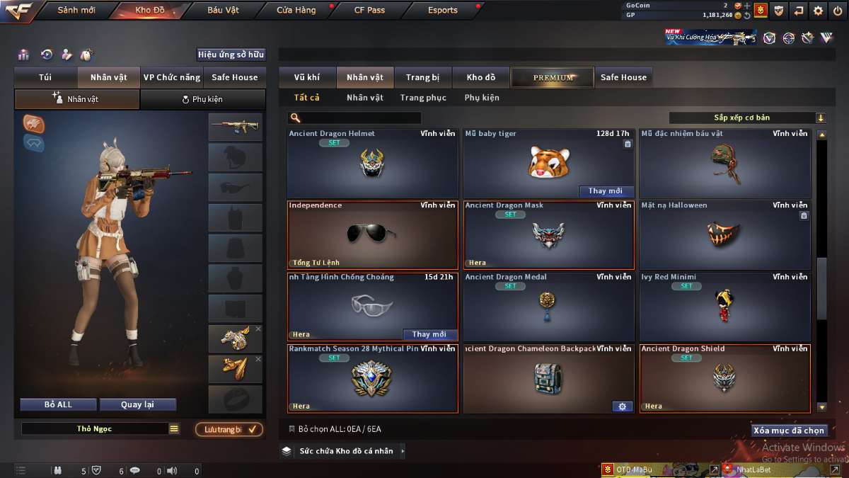 shop acc cf uy tin gia re